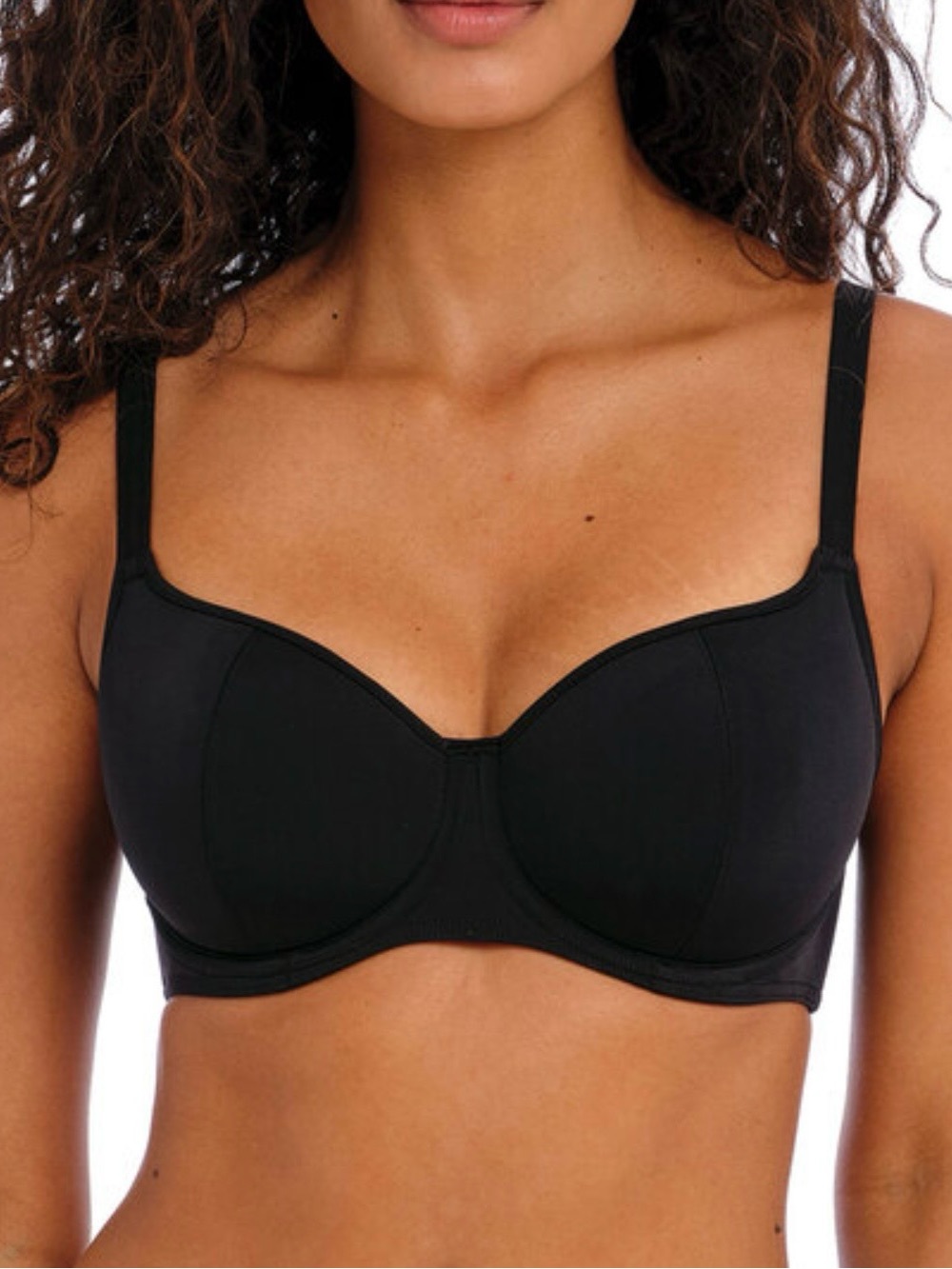 Freya Black Underwire Bikini Top